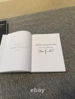 Steve Forte Gambling Sleight of Hand (2nd Edition) SIGNED Rare Magic Book