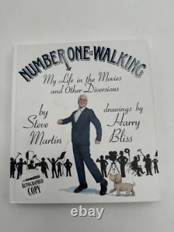 Steve Martin Harry Bliss Signed 1st Edition Hardback Book Number One Is Walking