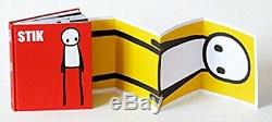 Stik Signed Book 1st edition with Yellow Poster (poster not signed)