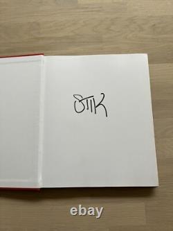 Stik Signed First Edition Book With Red Signed Poster