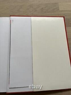 Stik Signed First Edition Book With Red Signed Poster