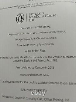 Stik Signed First Edition Book With Red Signed Poster