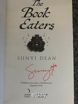 Sunyi Dean The Book Eaters Exclusive Signed First Edition Hardcover & Bonus