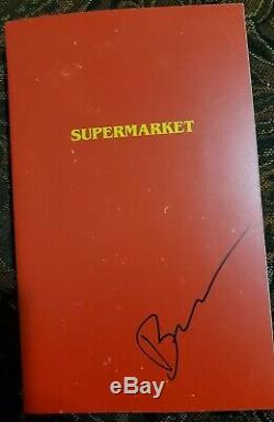 Supermarket Logic Bobby Hall Signed Book 1st Edition A MUST HAVE