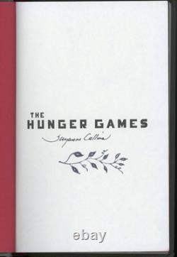 Suzanne Collins Signed Autographed The Hunger Games 1st Edition Book JSA COA