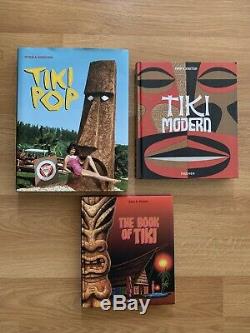 Sven Kirsten Tiki Modern Book Of Tiki Tiki Pop 1st Edition Printings SIGNED