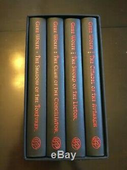 THE BOOK OF THE NEW SUN Gene Wolfe The Folio Society SIGNED Limited Edition #369