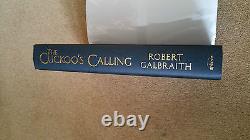 THE CUCKOO'S CALLING Robert Galbraith (J. K. ROWLING) SIGNED UK 1st/1st RARE