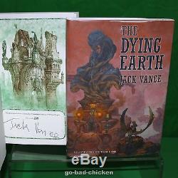THE DYING EARTH 2 Signed Limited Edition Books 1 FROM THE ESTATE OF JACK VANCE