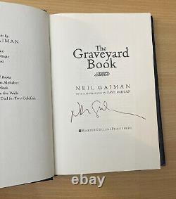 THE GRAVEYARD BOOK NEIL GAIMAN VERIFIED SIGNED 1st EDITION