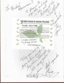 THE GREAT BOOKS of HASHISH v1 #3 Cherniak CANNABIS SIGNED, LIMITED 1ST EDITION