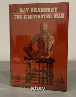 THE ILLUSTRATED MAN Ray Bradbury SIGNED Vintage Book Club Edition Doubleday HBDJ
