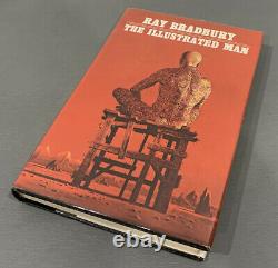 THE ILLUSTRATED MAN Ray Bradbury SIGNED Vintage Book Club Edition Doubleday HBDJ