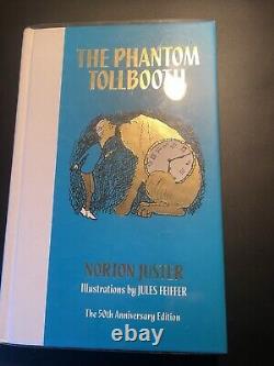 THE PHANTOM TOLLBOOTH Norton Juster & Jules Feiffer 50th Ann. SIGNED. RARE BOOK