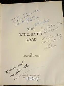 THE WINCHESTER BOOK, by George Madis SIGNED twice by Author 1st Edition