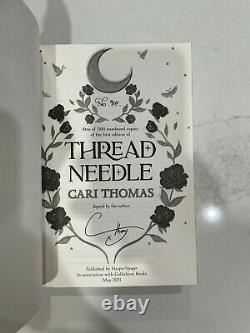 THREADNEEDLE Signed CARI THOMAS Numbered Sprayed Book First Edition 1st Print
