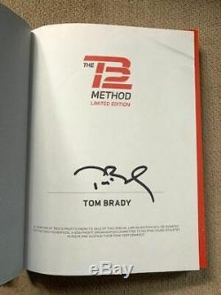 TOM BRADY AUTO SIgned Limited Edition TB 12 Method Book