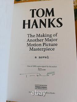 TOM HANKS Making Of Another Major Motion Picture SIGNED & NUMBERED HB Book NEW
