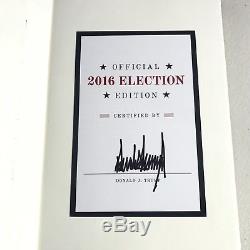 TRUMP The Art Of The Deal SIGNED 2016 Official Election Edition Book