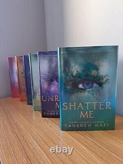 Tahereh Mafi Shatter Me Series 6 Books Special Edition/3 signed By Author