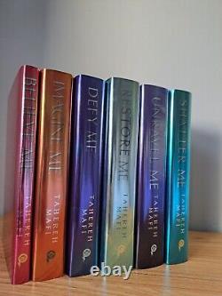 Tahereh Mafi Shatter Me Series 6 Books Special Edition/3 signed By Author