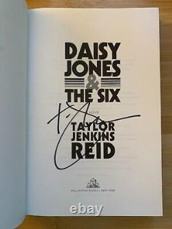 Taylor Jenkins Reid SIGNED BOOK Daisy Jones & The Six 1ST EDITION Hardcover