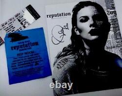 Taylor Swift Reputation Limited Edition HC Book Signed Photo Pg & CD Photos