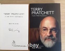 Terry Pratchett A Life With Footnotes Rob Wilkins Signed Stamped Limited New
