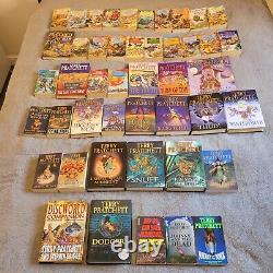 Terry Pratchett Set Signed Discworld 46 Books Bundle 1st Editions HBs