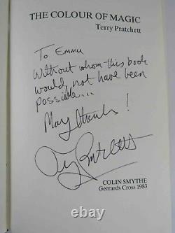 Terry Pratchett The Colour of Magic Signed First UK Edition 1983 1st Book