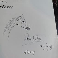 The Arab Horse, PETER UPTON 1989 1ST ED Arabian Horse Book Signed & Illustrated