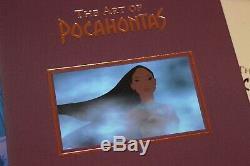 The Art of Pocahontas SIGNED BOOK 1995 Deluxe Limited Edition SERICEL Disney
