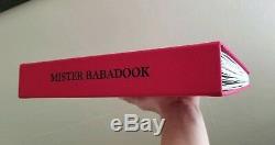The Babadook Book First Edition Signed By Author Jennifer Kent Mister Babadook