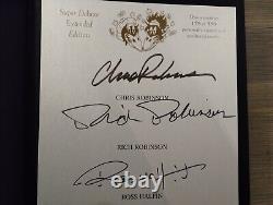 The Black Crowes -SIGNED Deluxe Ltd Numbered Book Rufus Publications Ross Halfin