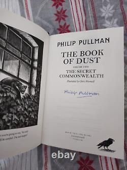 The Book Of Dust The Secret Common Wealth SIGNED 1ST EDITION