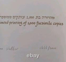 The Book Of Megillat Esther Shoshanna Walker Signed Limited Edition #1666/2000