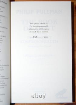 The Book of Dust by Philip Pullman Signed & No. Slipcased The Secret Commonweath