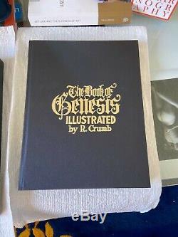 The Book of Genesis Illustrated R. Crumb Signed Limited Edition w Signed Print