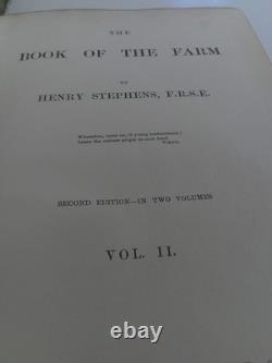 The Book of the Farm by Henry Stephens Vols 1 & 2, 1851