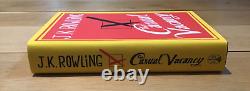 The Casual Vacancy by J. K. Rowling Hardback Signed Edition Book