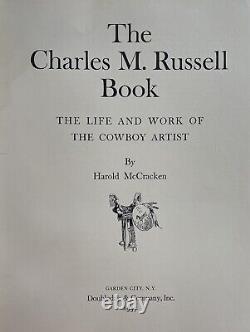 The Charles M. Russell Book Limited Edition 250 1957 Signed 1st Edition