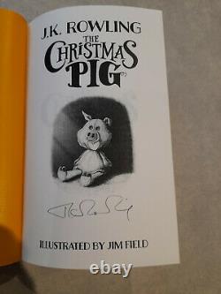 The Christmas Pig Signed by J. K. Rowling 1st Edition Hardback Book