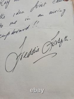 The Day Of The Jackal Frederick Forsyth (Signed, 1st Edition, HBDJ) 1971