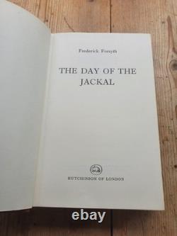 The Day Of The Jackal Frederick Forsyth (Signed, 1st Edition, HBDJ) 1971
