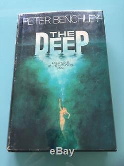 The Deep (Jaws sequel) Peter Benchley JAWS FIRST EDITION RARE shark signed book