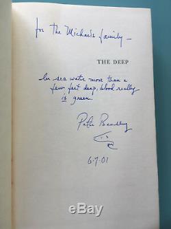The Deep (Jaws sequel) Peter Benchley JAWS FIRST EDITION RARE shark signed book