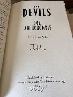 The Devils? The Broken Binding SIGNED 1st Printing by Joe Abercrombie