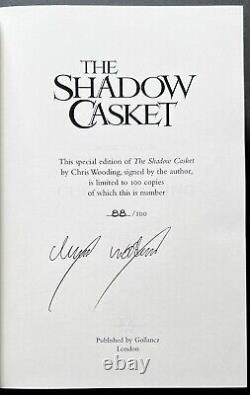 The Ember Blade & The Shadow Casket Chris Wooding Signed Ltd No 88/100 UK 1st HB