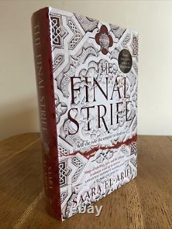 The Final Strife by Saara El-Arifi SIGNED LINED DATED UK 1/1 HB + 5 STAMPS