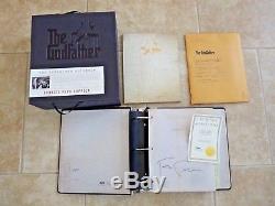 The Godfather Francis Ford Copolla Notebook Limited Edition Signed #'d Book